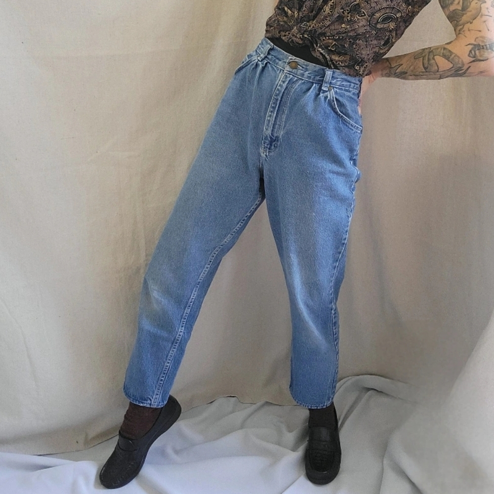 Vintage Oshkosh BGosh High Waist Tapered Leg Denim Jeans Size Small
